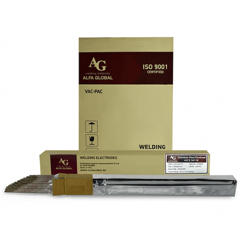 Электроды для нержавеющих сталей AG E 347-16 ⌀ 5,0мм